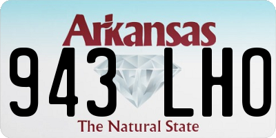 AR license plate 943LHO