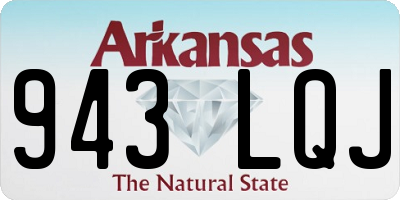 AR license plate 943LQJ