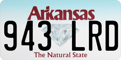 AR license plate 943LRD
