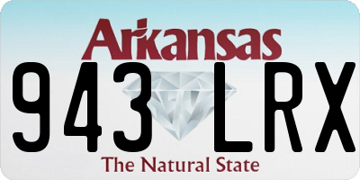 AR license plate 943LRX