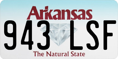 AR license plate 943LSF