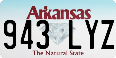 AR license plate 943LYZ