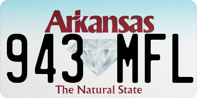 AR license plate 943MFL