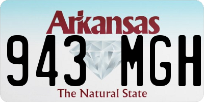 AR license plate 943MGH