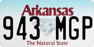 AR license plate 943MGP