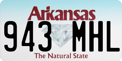 AR license plate 943MHL