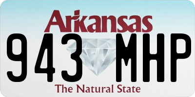 AR license plate 943MHP