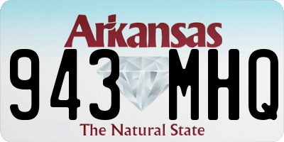 AR license plate 943MHQ