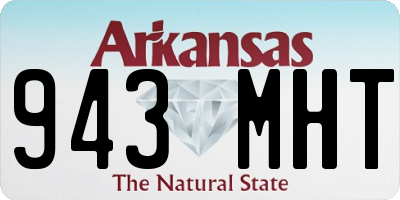 AR license plate 943MHT