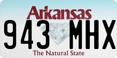 AR license plate 943MHX