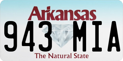 AR license plate 943MIA