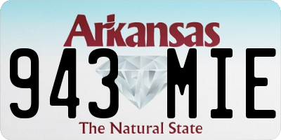 AR license plate 943MIE
