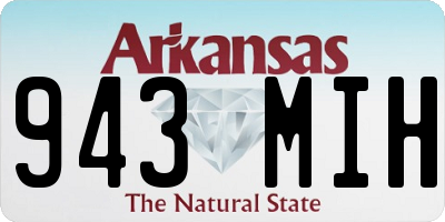 AR license plate 943MIH