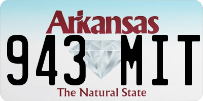 AR license plate 943MIT