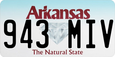 AR license plate 943MIV