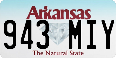 AR license plate 943MIY