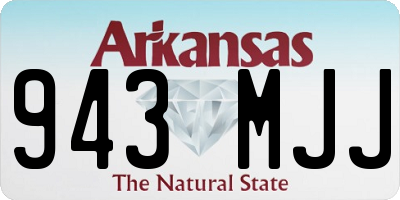 AR license plate 943MJJ