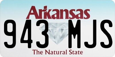 AR license plate 943MJS