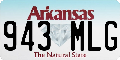 AR license plate 943MLG
