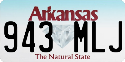AR license plate 943MLJ