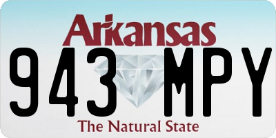 AR license plate 943MPY