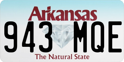 AR license plate 943MQE