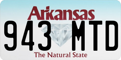 AR license plate 943MTD