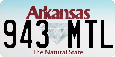 AR license plate 943MTL