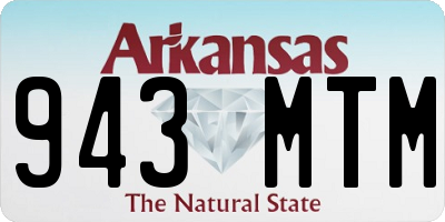 AR license plate 943MTM