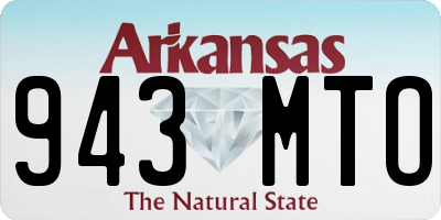 AR license plate 943MTO