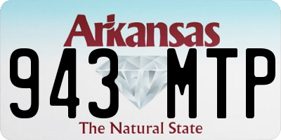 AR license plate 943MTP