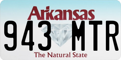 AR license plate 943MTR