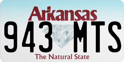 AR license plate 943MTS