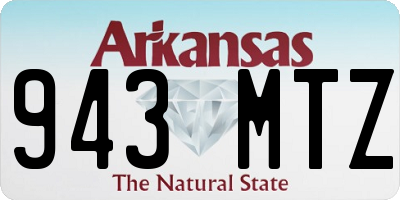 AR license plate 943MTZ