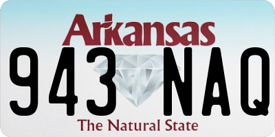 AR license plate 943NAQ