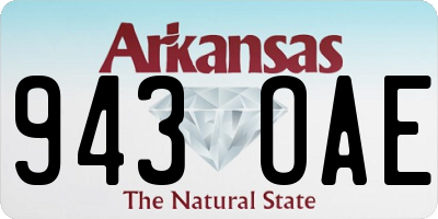 AR license plate 943OAE