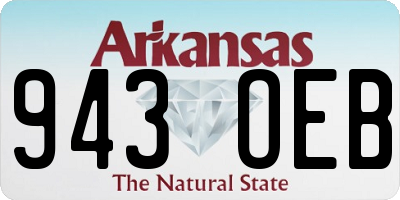 AR license plate 943OEB