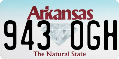 AR license plate 943OGH