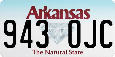 AR license plate 943OJC