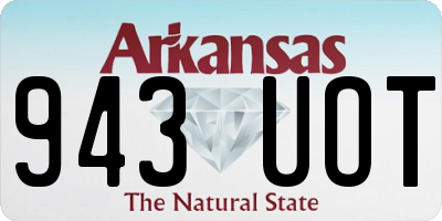 AR license plate 943UOT