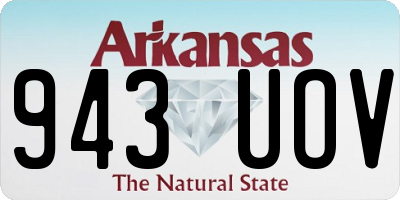 AR license plate 943UOV