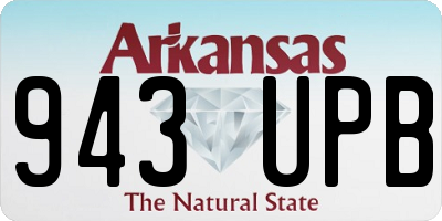 AR license plate 943UPB