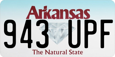 AR license plate 943UPF