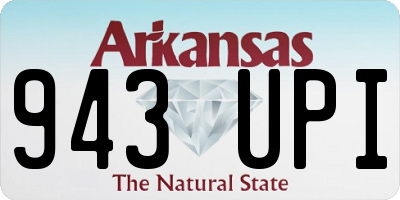 AR license plate 943UPI