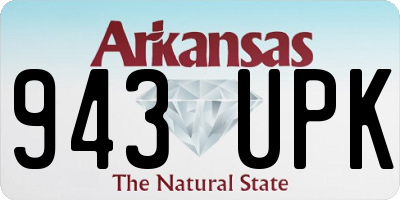 AR license plate 943UPK