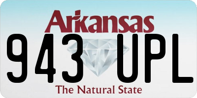 AR license plate 943UPL