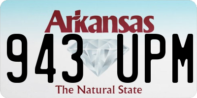 AR license plate 943UPM