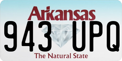 AR license plate 943UPQ