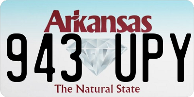 AR license plate 943UPY