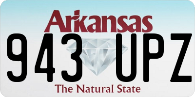 AR license plate 943UPZ